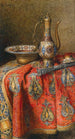 Martwa natura z orientalnymi antykami - Max Schedl — widok dzieła