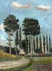 Aleja w regionie Dachau - Max Zettler — widok dzieła