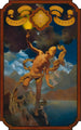 Prometeusz - Maxfield Parrish — widok dzieła