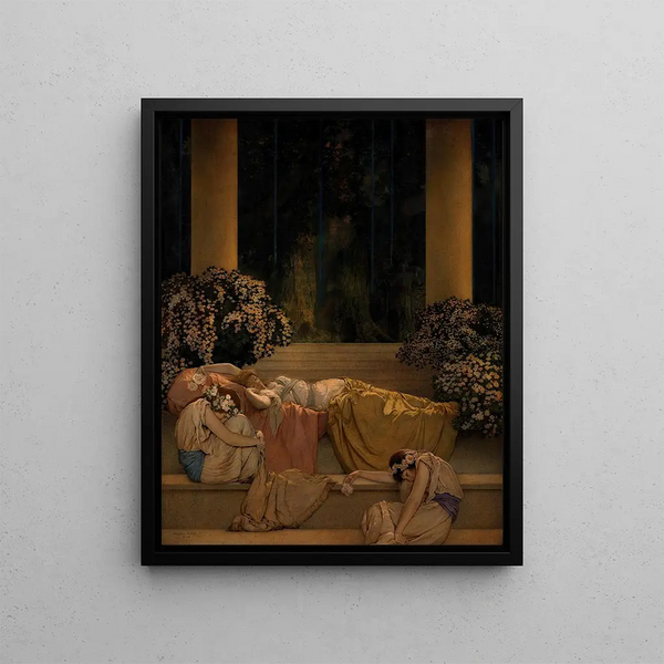Maxfield Parrish - Sleeping Beauty in the Wood.webp