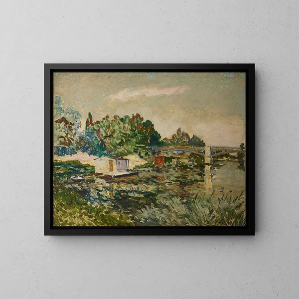 Bords de la Marne - Maxime Maufra — oprawiony obraz na ścianie