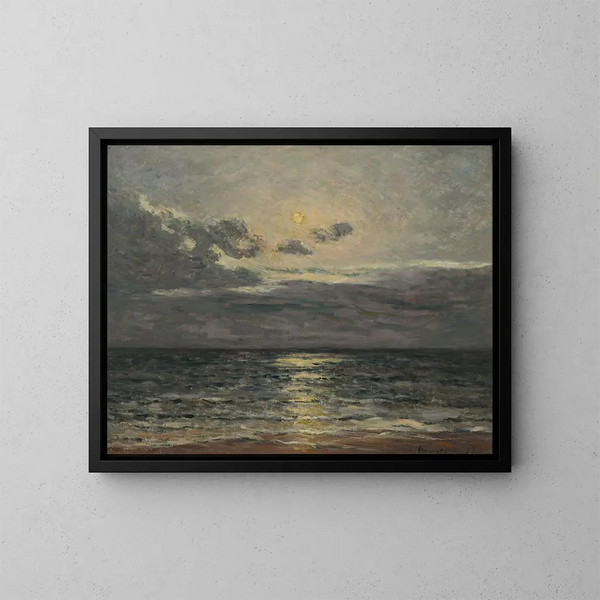 Efekt księżyca - Maxime Maufra — oprawiony obraz na ścianie