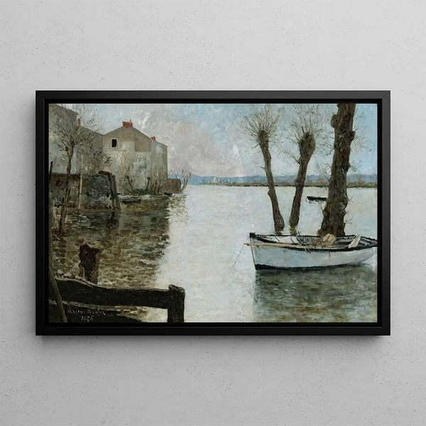 Powódź - Maxime Maufra — oprawiony obraz na ścianie