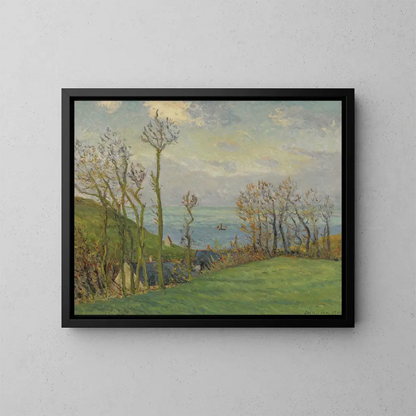Le Vallon de Vaucottes-sur-Mer - Maxime Maufra — oprawiony obraz na ścianie