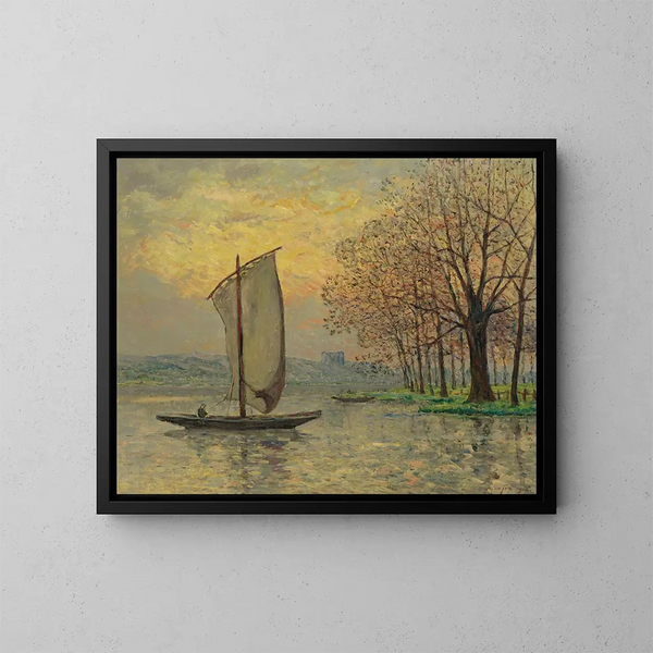 Les bords de la Loire - Maxime Maufra — oprawiony obraz na ścianie