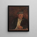 Portret pułkownika La Villette - Maxime Maufra — oprawiony obraz na ścianie