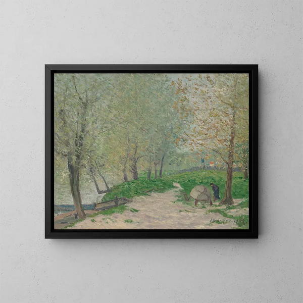 Wiosna w Champigny-sur-Marne - Maxime Maufra — oprawiony obraz na ścianie