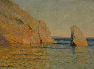 Klify o zachodzie słońca - Maxime Maufra — widok dzieła