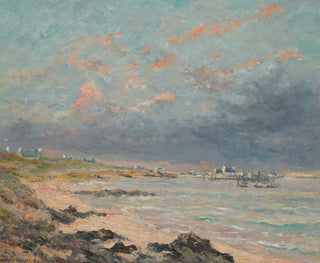Wieczór złoty w Kerhostin - Maxime Maufra — widok dzieła
