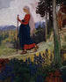 La promenade de Marie dans les montagnes - Maximilian Liebenwein — widok dzieła