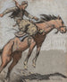 Bronco Buster - Maynard Dixon — widok dzieła