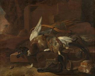 Torba myśliwego - Melchior d'Hondecoeter — widok dzieła