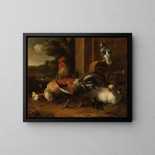 Melchior dHondecoeter - A Poultry Yard.webp