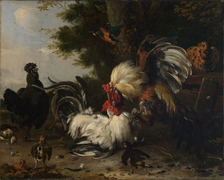 Melchior de Hondecoeter - Der Krieg im Hhnerhof.webp