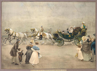 Menci Clement Crni - Their Imperial and Royal Highnesses Archduke Francis Charles and Archduchess Sophie with their children Francis Joseph and Carl Ludwig in a fourhorse carriage.webp