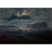Reprodukcja obrazu Morze Północne przy księżycowym świetle - Caspar David Friedrich