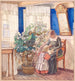 Matka i dziecko oglądające obrazy, Anna i Hans Syberg - Fritz Syberg — widok dzieła