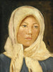 Młoda dziewczyna ze Skagen z turbanem - Michael Ancher — widok dzieła