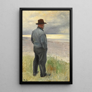 Michael Ancher - Fisker ser ud over havet.webp