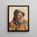 Portret rybaka - Michael Ancher — oprawiony obraz na ścianie