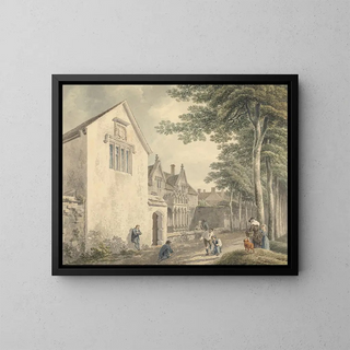 Michael Angelo Rooker - Almshouses in St Cuthberts Churchyard Wells.webp