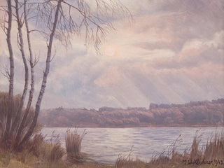 Wieczór nad jeziorem Simssee - Michael Licklederer — widok dzieła