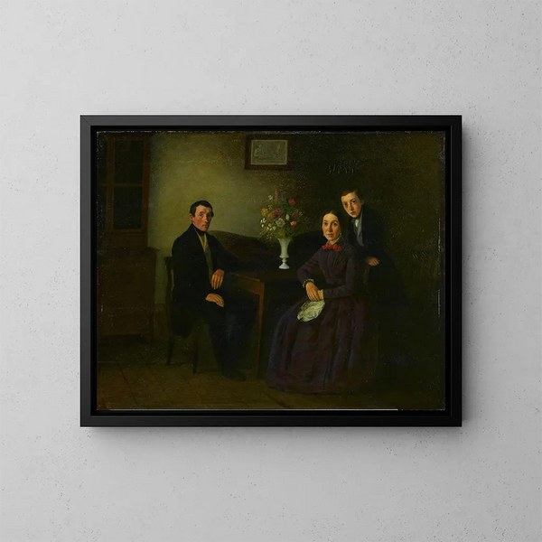 La famille Musch - Michael Neder — oprawiony obraz na ścianie