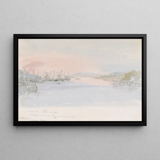 Michael Seymour - The Hudson River at Albany US Saturday July 18th 1846.webp