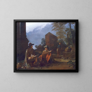 Michael Sweerts - Artists Resting By A Fountain.webp