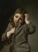 Chłopiec dotykający głowę - Michael Sweerts — widok dzieła