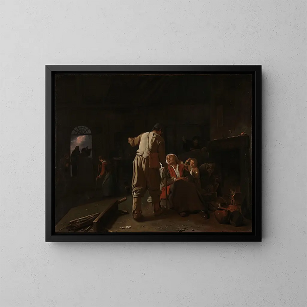 Wizyta u chorych - Michael Sweerts — oprawiony obraz na ścianie