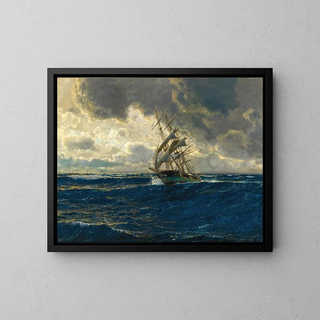 Michael Zeno Diemer - A ThreeMaster at Sea.webp