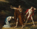 Antygona błagalna Œdipus, by który podnosi swoją klątwę na Polinejka - Michel Lambert — widok dzieła