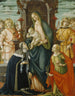 La Vierge et l'Enfant Jésus avec les anges Saintes Paule et Agathe - Michele Ciampanti — widok dzieła