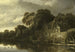 Stary domek nad wodą - Michiel van Vries — widok dzieła