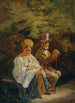 Le vieux célibataire - Mihály Zichy — widok dzieła