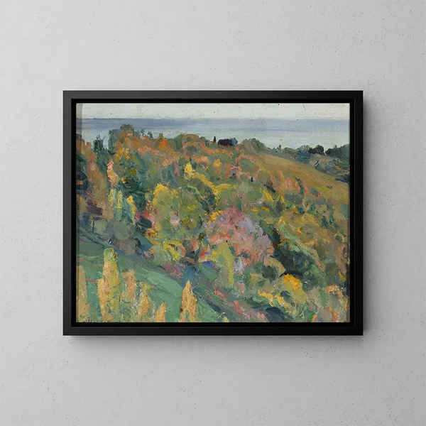 Studium krajobrazu - Mikhail Nesterov — oprawiony obraz na ścianie