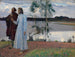 Pielgrzymów za Wołgą - Mikhail Nesterov — widok dzieła