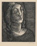Tête de femme aux longues tresses - Mikuláš Galanda — widok dzieła
