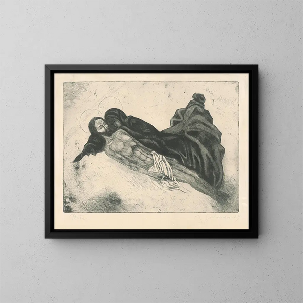 Pietà - Mikuláš Galanda — oprawiony obraz na ścianie