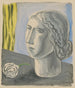 Tête de femme - Mikuláš Galanda — widok dzieła