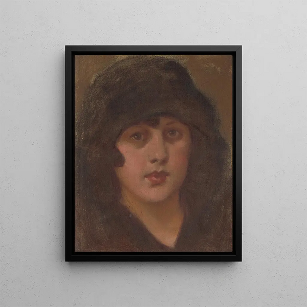 Milan Thomka Mitrovsk - Lady in a black hat.webp