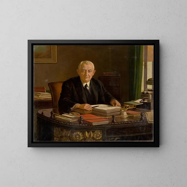 Portret Józefa Országha - Milan Thomka Mitrovský — oprawiony obraz na ścianie