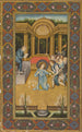 Jezus wśród uczonych w świątyni - Mir Kalan Khan — widok dzieła
