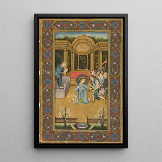 Mir Kalan Khan - Jesus among the doctors in the Temple.webp
