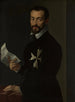 Portret rycerza zakonu maltańskiego Prawdopodobnie Fra Jacopo Salviati - Mirabello Cavalori — widok dzieła