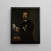 Portret rycerza zakonu maltańskiego Prawdopodobnie Fra Jacopo Salviati - Mirabello Cavalori — oprawiony obraz na ścianie