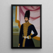 Jalal al-Din Mirza syn Fath Ali Shah Qajar - Mirza Abolhassan Khan Ghaffari — oprawiony obraz na ścianie