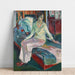 Reprodukcja obrazu modelu siedzącego na kanapie - Edvard Munch