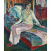 Reprodukcja obrazu modelu siedzącego na kanapie - Edvard Munch